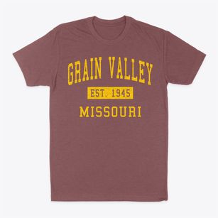 Grain Valley Missouri Classic Established Classic Dad T-Shirt