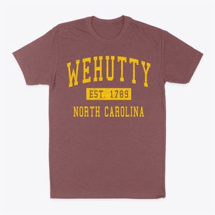 Wehutty North Carolina Classic Established Classic Dad T-Shirt