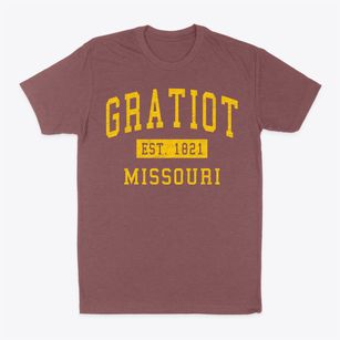 Gratiot Missouri Classic Established Classic Dad T-Shirt