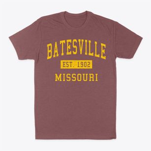 Batesville Missouri Classic Established Classic Dad T-Shirt