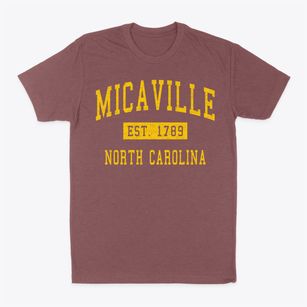 Micaville North Carolina Classic Established Classic Dad T-Shirt