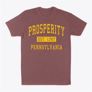 Prosperity Pennsylvania Classic Established Classic Dad T-Shirt