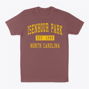 Isenhour Park North Carolina Classic Established Classic Dad T-Shirt