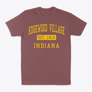 Edgewood Village Indiana Classic Established Classic Dad T-Shirt