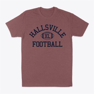 Hallsville High School Classic Football Classic Dad T-Shirt