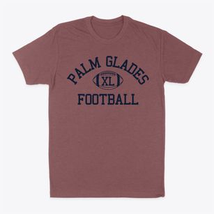 Palm Glades Prep Academy Classic Football Classic Dad T-Shirt