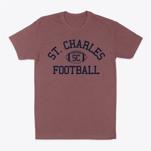 Saint Charles School Classic Football Classic Dad T-Shirt