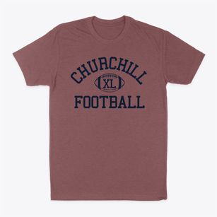 Churchill Junior High School Classic Football Classic Dad T-Shirt