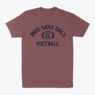 Bnos Sanz Girls School Classic Football Classic Dad T-Shirt