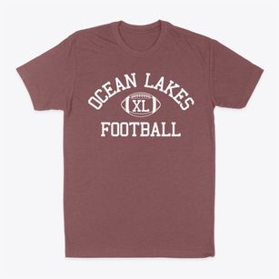 Ocean Lakes High School Classic Football Classic Dad T-Shirt