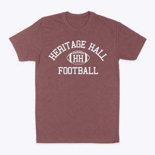 Heritage Hall School Classic Football Classic Dad T-Shirt