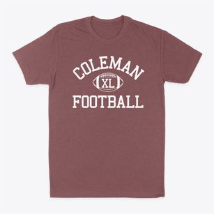 Coleman High School Classic Football Classic Dad T-Shirt