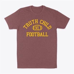 Truth Child Parent Center Classic Football Classic Dad T-Shirt