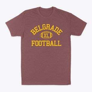 Belgrade High School Classic Football Classic Dad T-Shirt