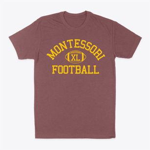 Montessori School Pleasant Grove Classic Football Classic Dad T-Shirt