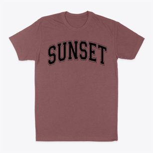 Sunset Elementary School Varsity Arch Classic Dad T-Shirt