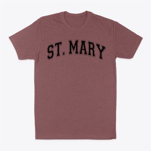 Saint Mary School Varsity Arch Classic Dad T-Shirt