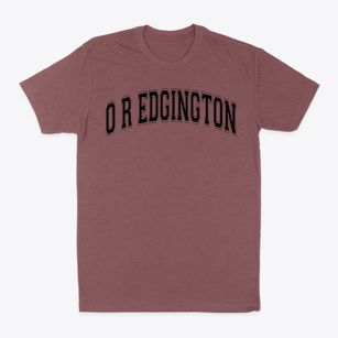 O R Edgington Elementary School Varsity Arch Classic Dad T-Shirt