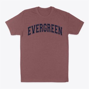Evergreen Elementary School Varsity Arch Classic Dad T-Shirt