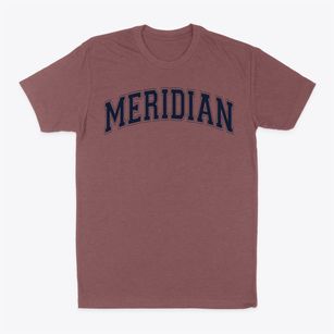 Meridian High School Varsity Arch Classic Dad T-Shirt