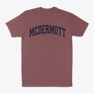 Mcdermott Elementary School Varsity Arch Classic Dad T-Shirt