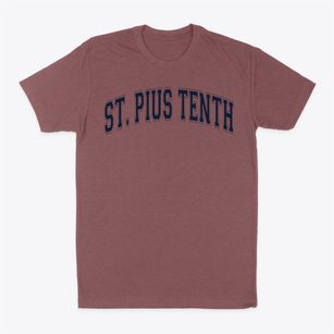 St Pius Tenth Parish Varsity Arch Classic Dad T-Shirt