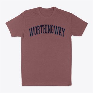 Worthingway Junior High School Varsity Arch Classic Dad T-Shirt