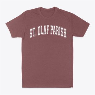 St Olaf Parish Varsity Arch Classic Dad T-Shirt
