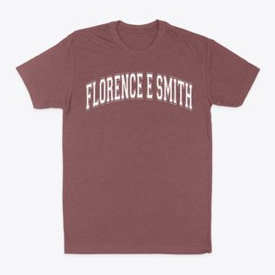 Florence E Smith School Varsity Arch Classic Dad T-Shirt