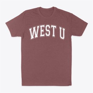 West University High School Varsity Arch Classic Dad T-Shirt