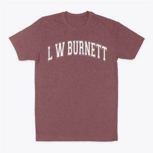 L W Burnett Elementary School Varsity Arch Classic Dad T-Shirt