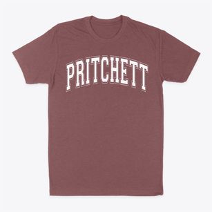 Pritchett Elementary School Varsity Arch Classic Dad T-Shirt