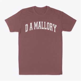 D A Mallory Elementary School Varsity Arch Classic Dad T-Shirt