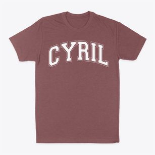 Cyril High School Varsity Arch Classic Dad T-Shirt