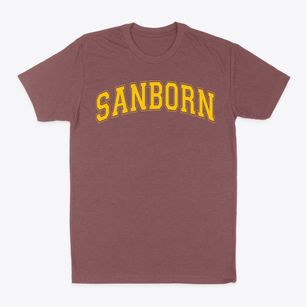 Sanborn Elementary School Varsity Arch Classic Dad T-Shirt