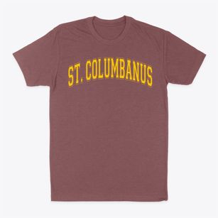 Saint Columbanus School Varsity Arch Classic Dad T-Shirt