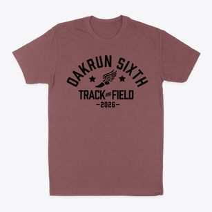 Oakrun Sixth Grade School Track and Field Classic Dad T-Shirt