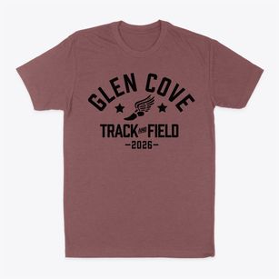 Glen Cove Elementary School Track and Field Classic Dad T-Shirt