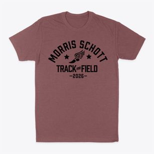Morris Schott Middle School Track and Field Classic Dad T-Shirt