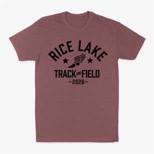 Rice Lake High School Track and Field Classic Dad T-Shirt