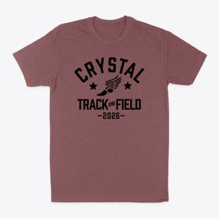 Crystal Montessori Academy Track and Field Classic Dad T-Shirt