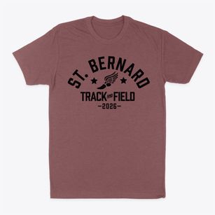 Saint Bernard School Track and Field Classic Dad T-Shirt