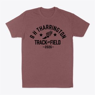 B H Tharrington Primary School Track and Field Classic Dad T-Shirt