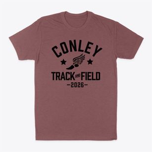 D.h. Conley High School Track and Field Classic Dad T-Shirt