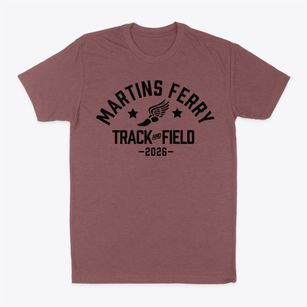 Martins Ferry Middle School Track and Field Classic Dad T-Shirt