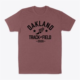 Oakland High School Track and Field Classic Dad T-Shirt