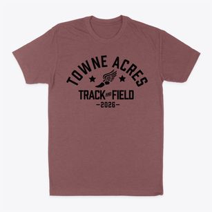 Towne Acres Elementary School Track and Field Classic Dad T-Shirt
