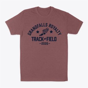 Grandfalls Royalty High School Track and Field Classic Dad T-Shirt