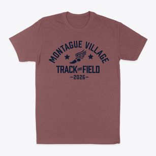 Montague Village Elementary Track and Field Classic Dad T-Shirt