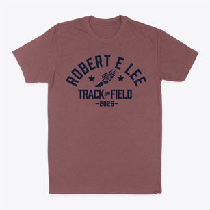 Robert E Lee Elementary School Track and Field Classic Dad T-Shirt